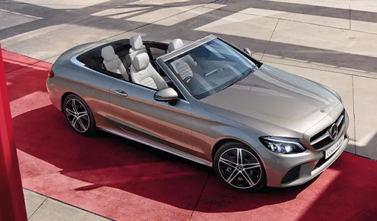 Convertible Mercedes Car for Events & Promotion